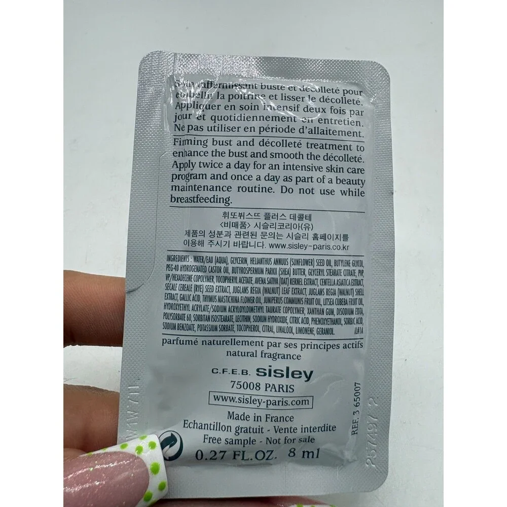 Sisley Paris Phytobuste + Decollete Intensive Firming Treatment Sample 8ml
